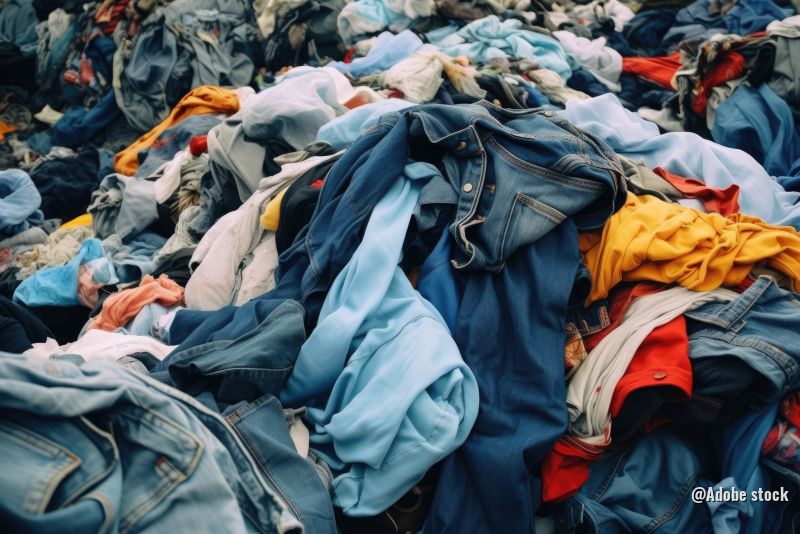 Müllhaufen Kleidung